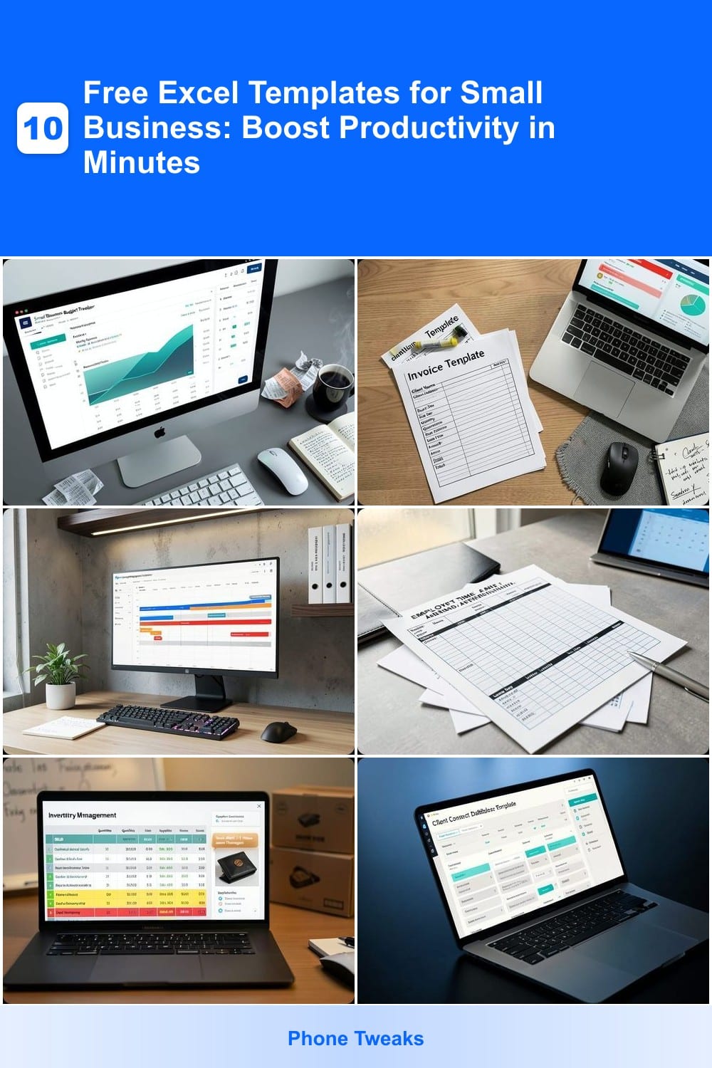 10 Free Excel Templates for Small Business: Boost Productivity in Minutes