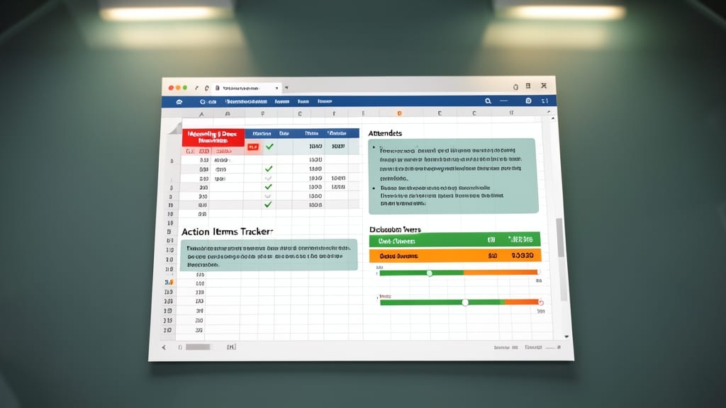 Meeting Minutes and Action Items Tracker