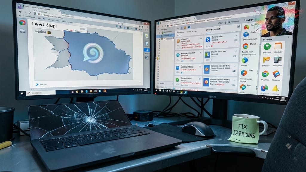 Chrome Browser Crashes and Extensions