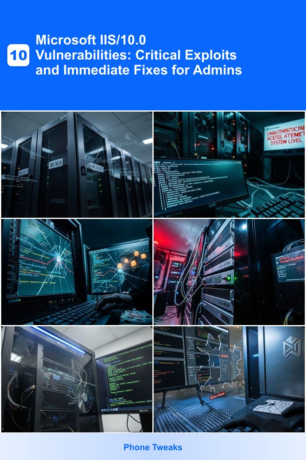 10 Microsoft IIS/10.0 Vulnerabilities: Critical Exploits and Immediate Fixes for Admins