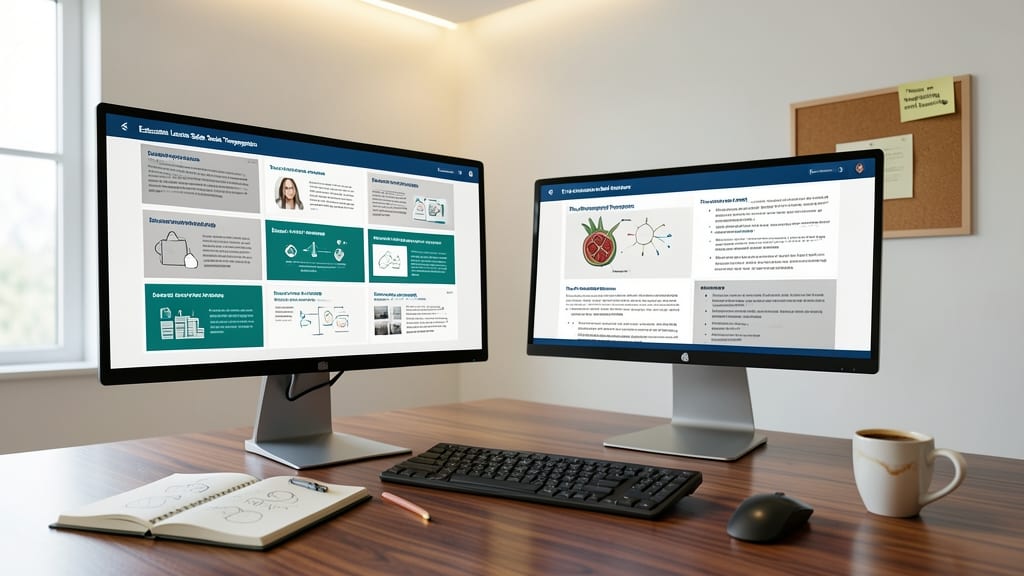 Educational Lecture Slide Deck Template