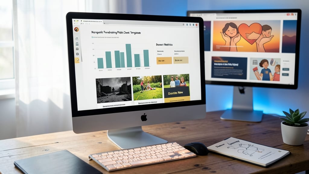 Nonprofit Fundraising Pitch Deck Template