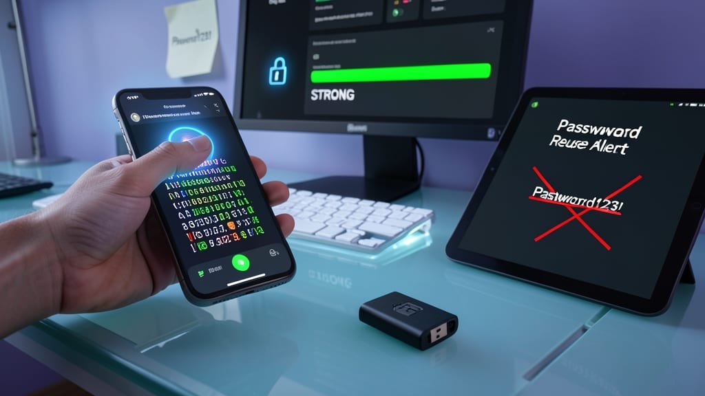 Password Manager with Biometric Locks