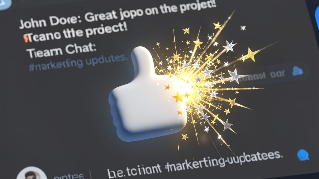Thumbs Up with Sparkles Reaction Chain