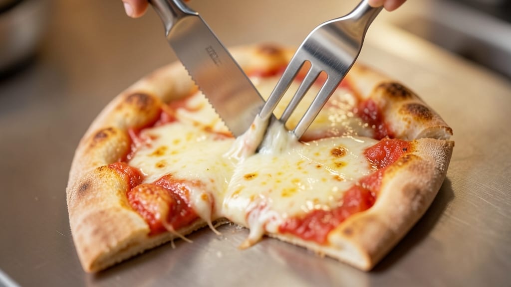 Pizza with Fork and Knife Emoji Story