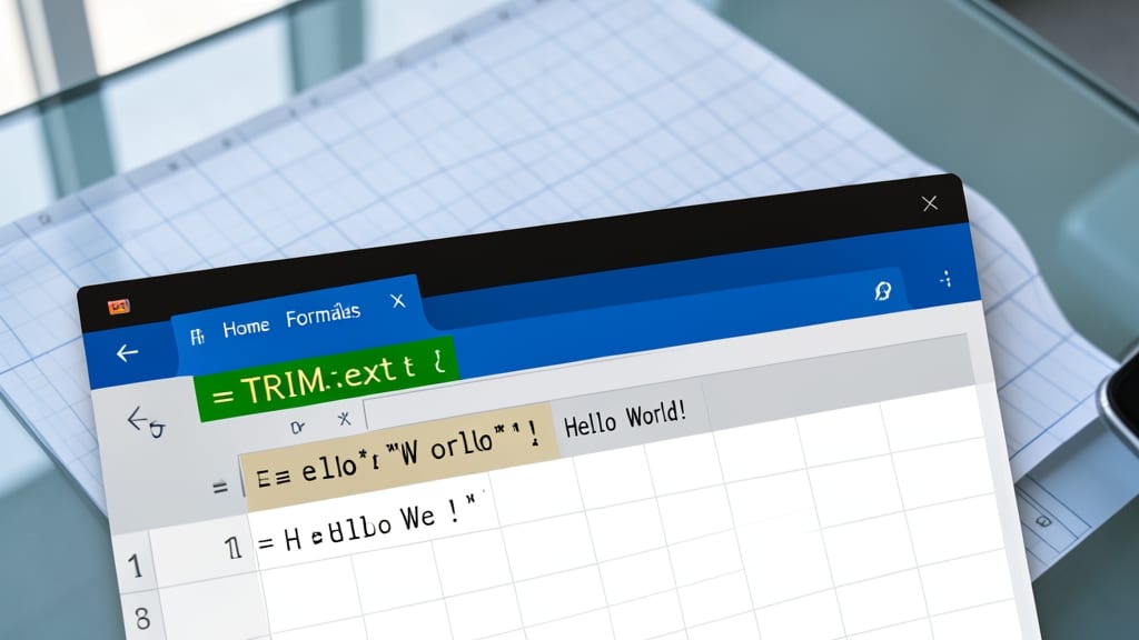 TRIM Function for Removing Extra Spaces